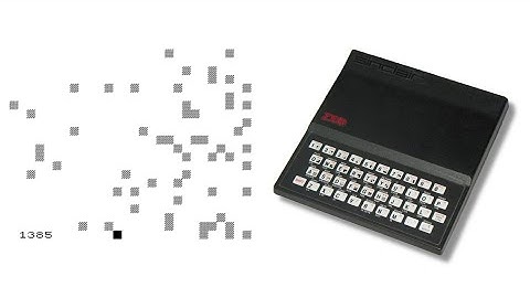 ZX81 ASTEROIDS (2022) Longplay / Walkthrough, ZX81 4K