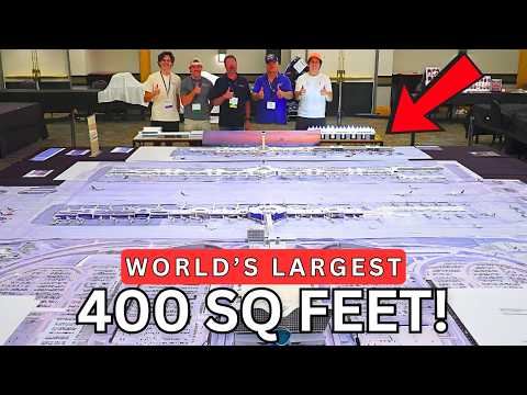 Building the WORLD's LARGEST 1:400 Scale Airport!