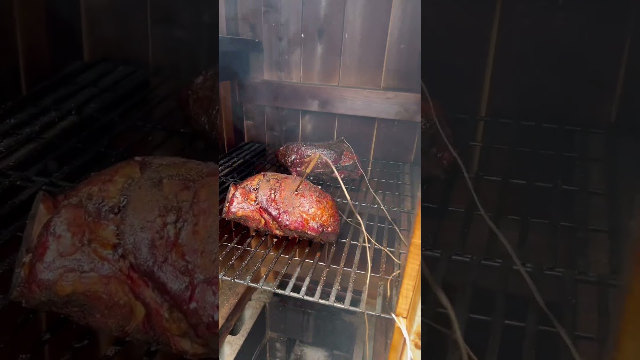 Been in since 2:30am. Still going. That cherry wood smells amazing. 