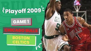 Chicago Bulls vs. Boston Celtics, NBA Playoff G1, Full Game, April 18, 2009 (RUS)