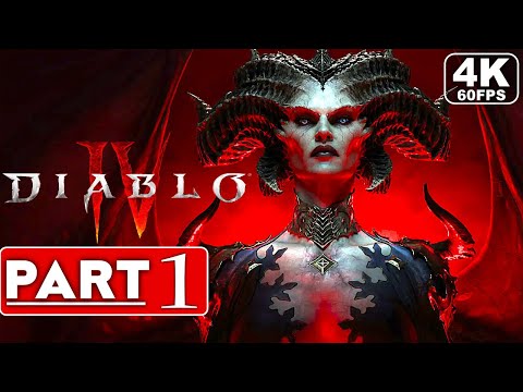 DIABLO 4 Gameplay Walkthrough Part 1 Beta [4K 60FPS PC] - No Commentary