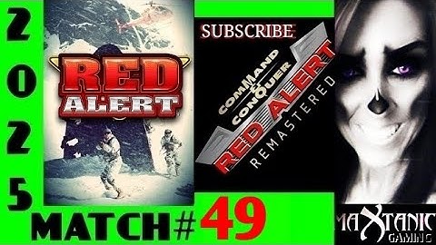 Command and Conquer Red Alert Remastered Multiplayer Match Mystery 2025-49 Subscribe and like