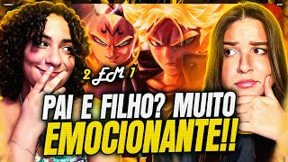 2 EM 1 |♪ Mirai Trunks | Última Luz do Futuro &amp;♪ Desabafo: Majin Vegeta (DBZ) | Sacrifício - REACT