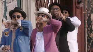 It's Uptown Funk but they actually wait a minute