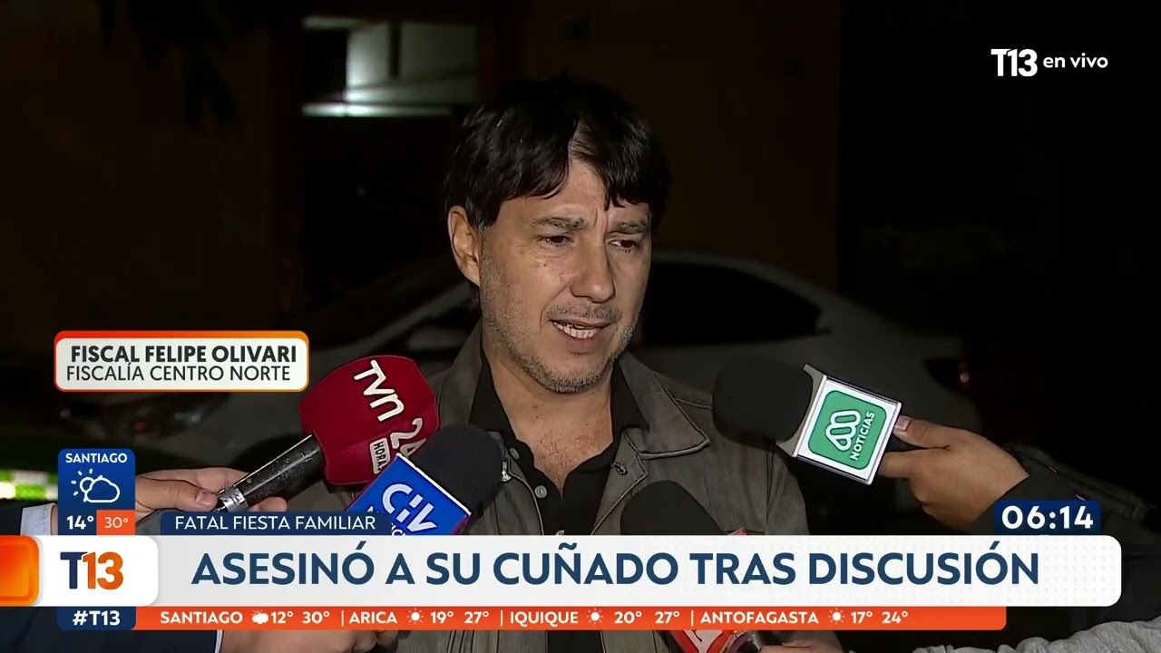 Fatal fiesta familiar en Recoleta: hombre asesinó a su cuñado con un cuchillo tras una discusión