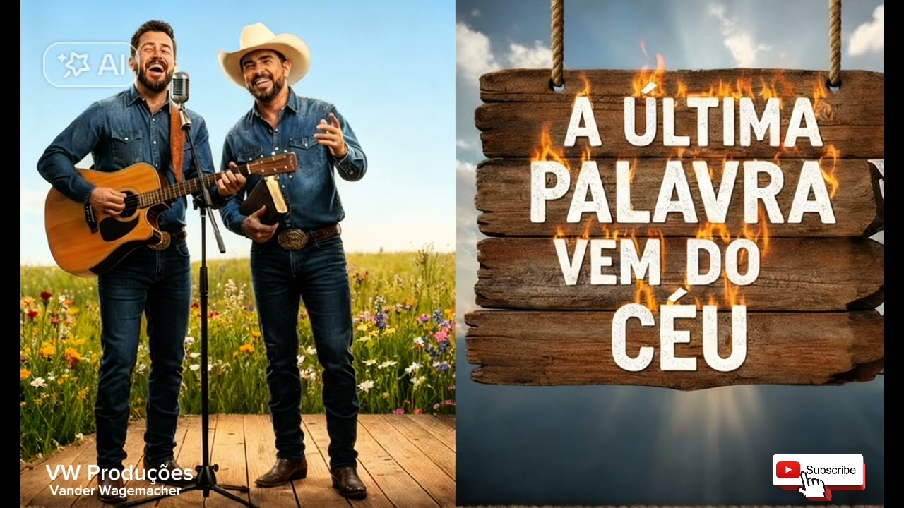 Essa música vai trazer esperança. 