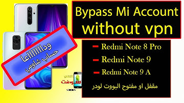 Xiaomi Bypass Mi Account Without VPN - Note 8 Pro/ Redmi Note 9
