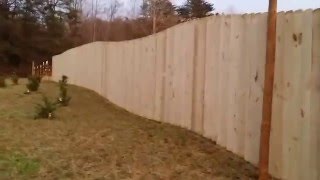 Keeping the beasts from wandering....fence project phase1