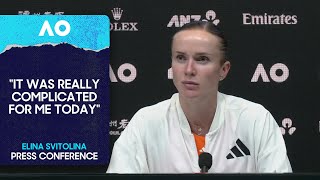 Elina Svitolina Press Conference | Australian Open 2026 Semifinal