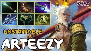 Arteezy | Monkey King Carry | Unstoppable | 7.35d | Immortal Dota 2 Pro Plays