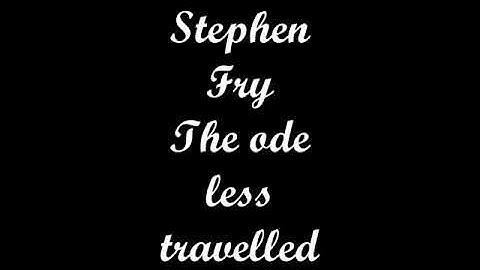 THE ODE LESS TRAVELLED D7 (END)