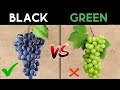 Black vs green grapes whats the difference 