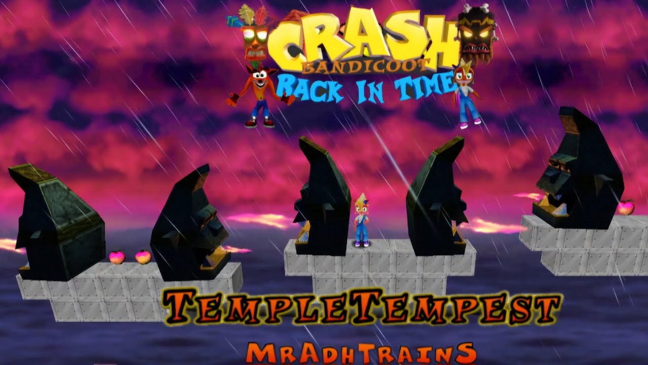 Crash Bandicoot - Back In Time Fan Game: Custom Level: Temple Tempest By MrAdhTrains