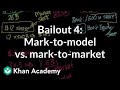 Bailout 4: Mark-to-model vs. mark-to-market