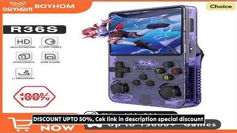 A must-have product! 128G Open Source R36S Retro Handheld Video Game Console Linux System 3.5 Inch