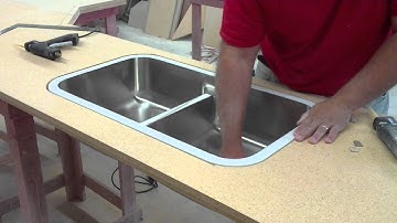understanding the basics of a laminate countertop with bevel edge and a undermount sink