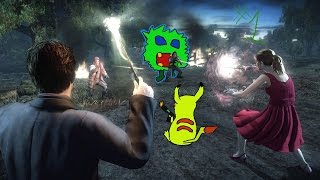 Deathly Hallows Part 1 Game-EP 1-Flying Voldemort Fight-Death Eaters Attack the Weasley Wedding