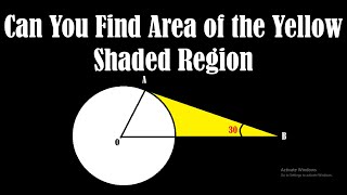 Find the Area of the Shaded Region - Shaded Area Problems