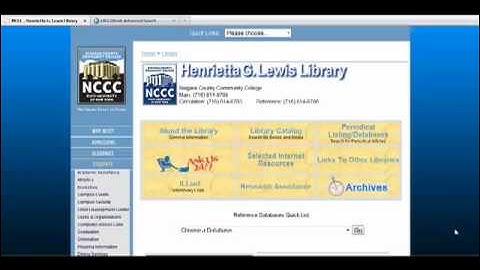 How to Find Full-Text Articles - Niagara County Community College Library
