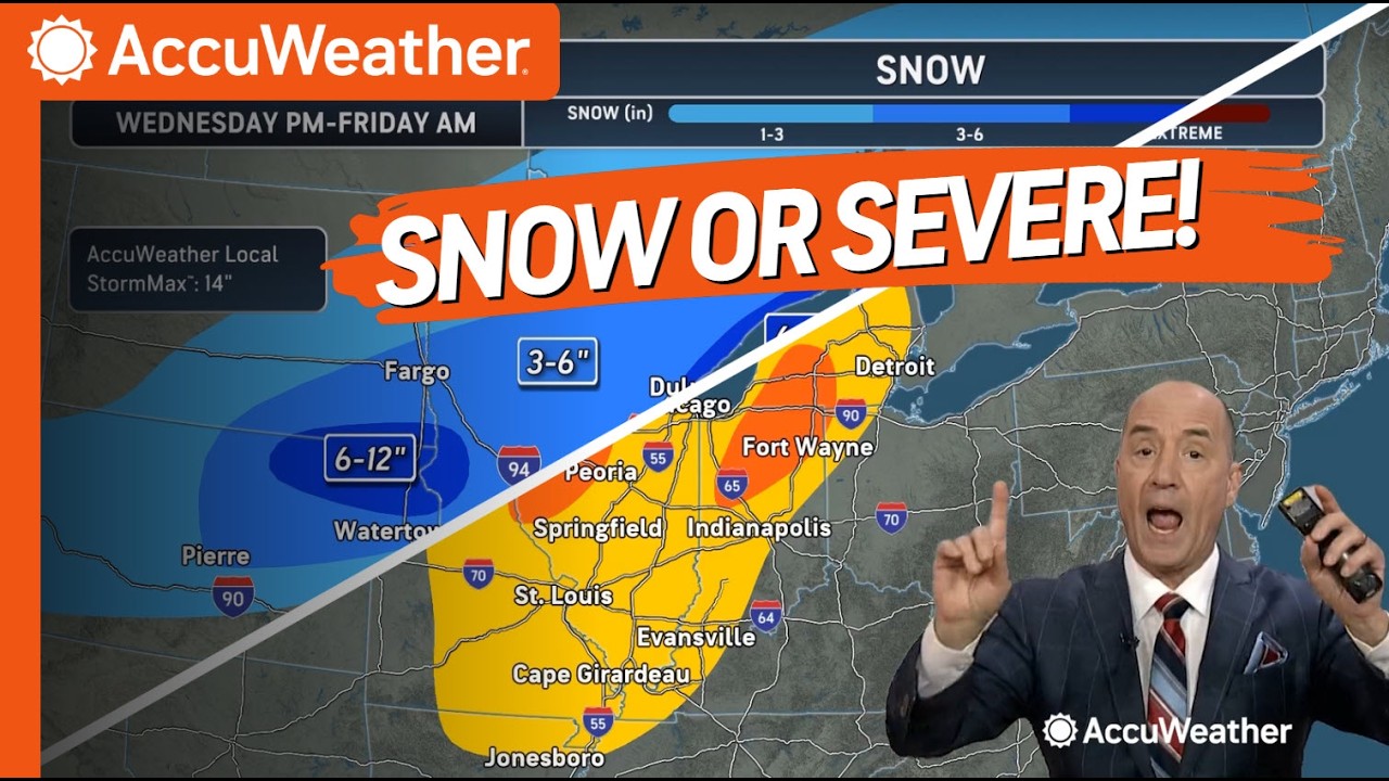 Major Storm Brings Snow to Upper Midwest, Dangerous Thunderstorms ...