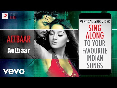 Aetbaar - Official Bollywood Lyrics|Alka Yagnik|Abhijeet