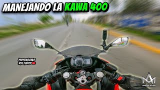 Prueba de Manejo Kawasaki Ninja 400  | Manejo en la ciudad  | Sonido del escape 