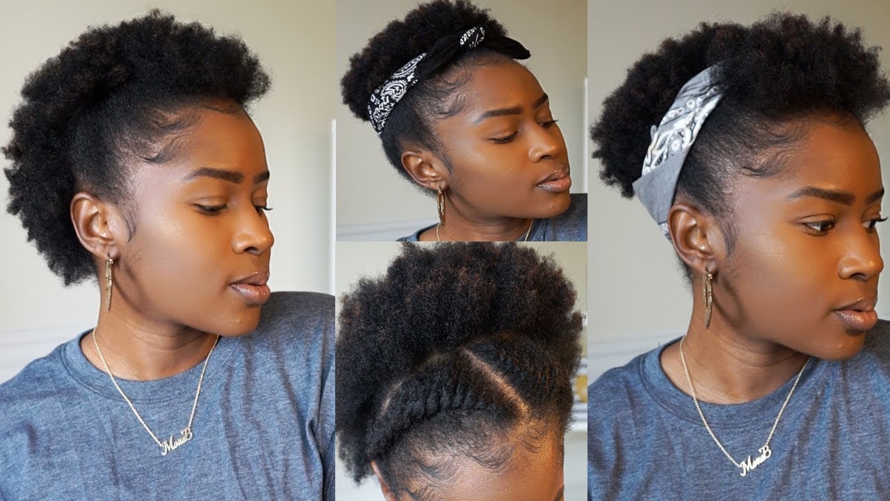 EASY Back to School Hairstyles on Short 4C Natural Hair!!! NO GEL!!!|Mona  B. - thptnganamst.edu.vn