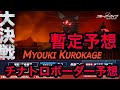 【暫定予想】ブルアカ大決戦クロカゲチナトロボーダー予想 2026/05/14