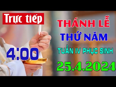 Thánh lễ trực tiếp hôm nay 