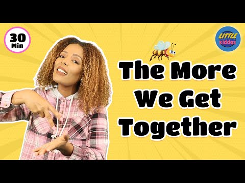 Songs for kids - The more we get together | 30 minutes | Ms Tigest | Toddler Song | Kids Song