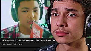 Rapper REACTING to Darren Espanto Chandelier Sia LIVE Cover on Wish FM 107 5 Bus HD
