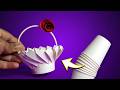 DIY Easter Basket | How to Make a Basket From Paper Cups | Paper Craft | Easter Crafts