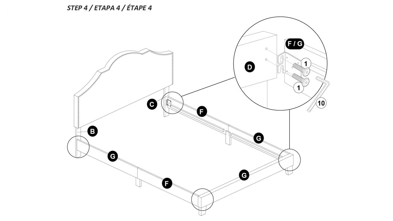 Hillsdale Furniture Cynthia Upholstered Full & Queen Bed