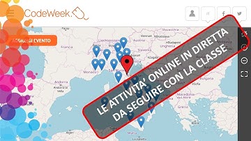 CodeWeek - Attività da seguire in diretta con la classe