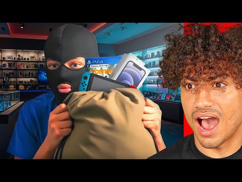 KIDS BREAK INTO A STORE!