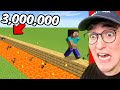 Placing 3,000,000 Blocks To Break Impossible Minecraft Records