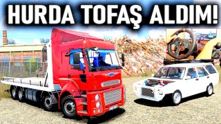 KAMYONLA HURDA TOFAŞ KARTAL ALDIM ! ETS 2 MOD Logitech G29