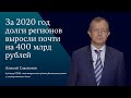 Во время пандемии COVID-19 долги регионов выросли на 400 млрд рублей