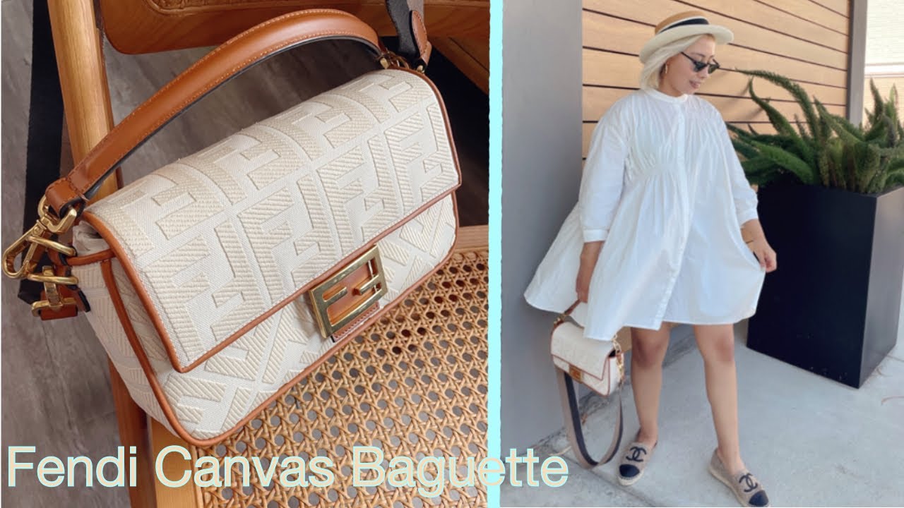 FENDI BAGUETTE WEAR & TEAR UPDATE - Medium Fendi Baguette in White