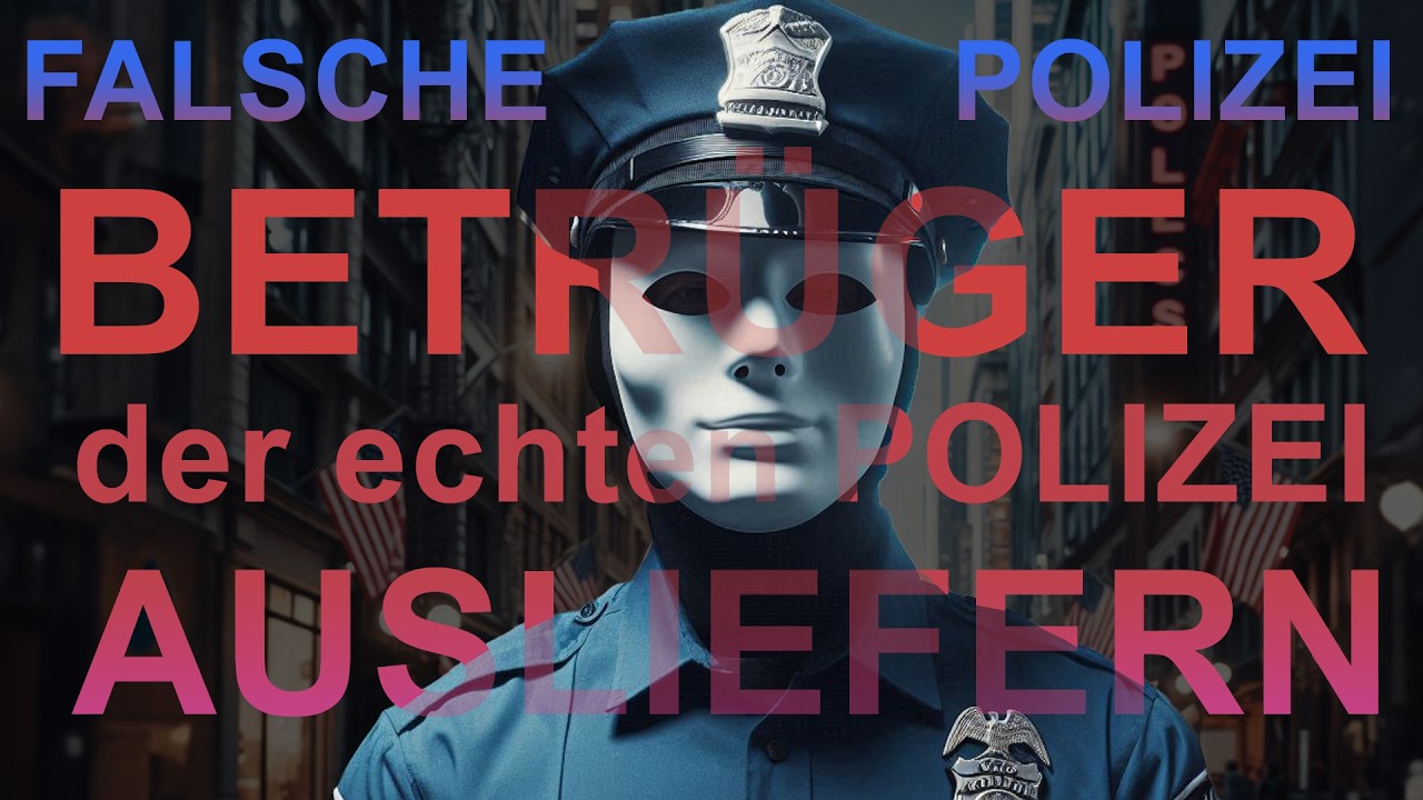 Falsche Polizei ☎️Betrüger der ECHTEN Polizei ausliefern