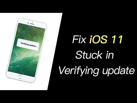 ios 11 download and install stuck