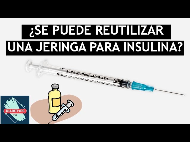 Recomendaciones para desechar las jeringas de insulina