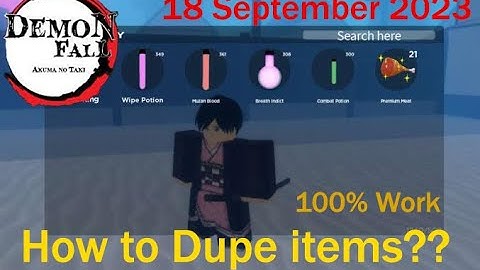 Demonfall: How to Duplicate items [New Method] 100% Results
