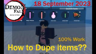 Demonfall: How to Duplicate items [New Method] 100% Results