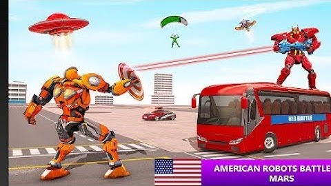 Mars Battle Bus Robot Game 3D Android Gameplay#11