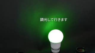 hd0417gd2　LED緑色ミニクリプトン電球E17
