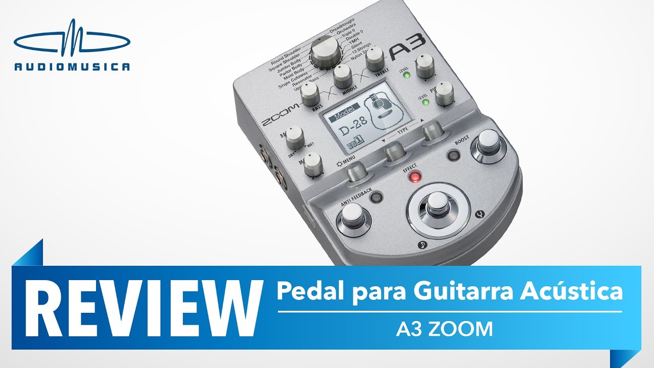 REVIEW / Pedal multiefecto para guitarra acústica A3 Zoom - YouTube