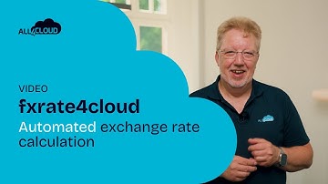 fxrate4cloud – Automate exchange rates in SAP Business ByDesign | all4cloud