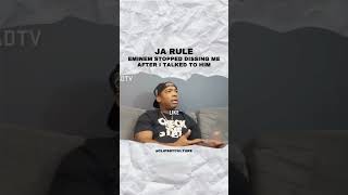 Ja Rule - I Made Eminem Stop Dissing Me‼️