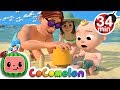 Beach song  more nursery rhymes  kids songs  cocomelon